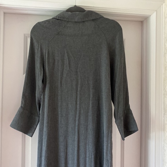 Zara dark grey shirt dress - Picture 9 of 11